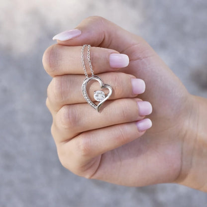 "Happy Valentine's Day" with Heart Silhouettes for Her