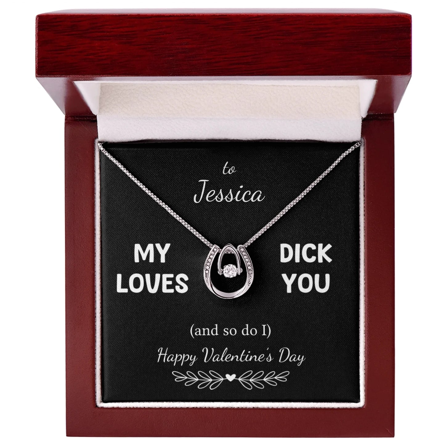 "My D Loves You, I mean Happy Valentine's Day" for Her