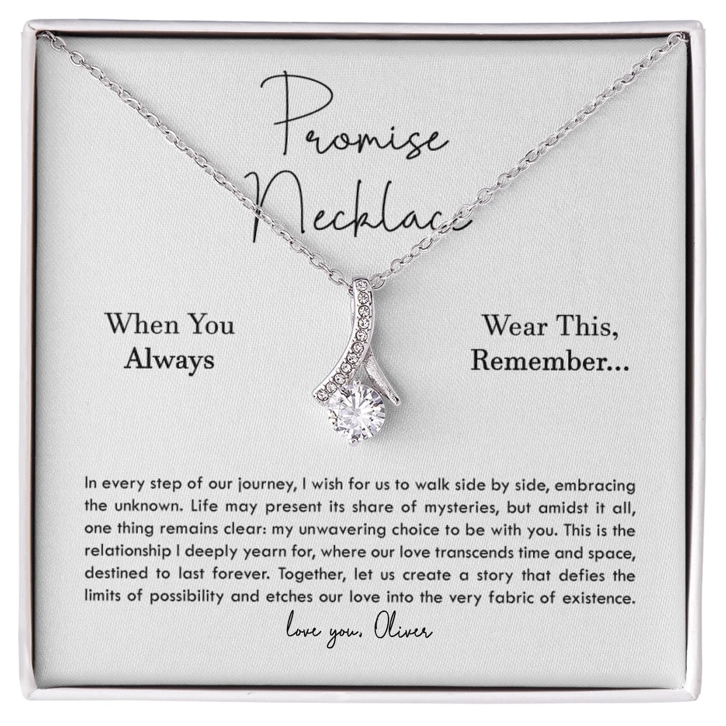 "Promise Necklace" for Her