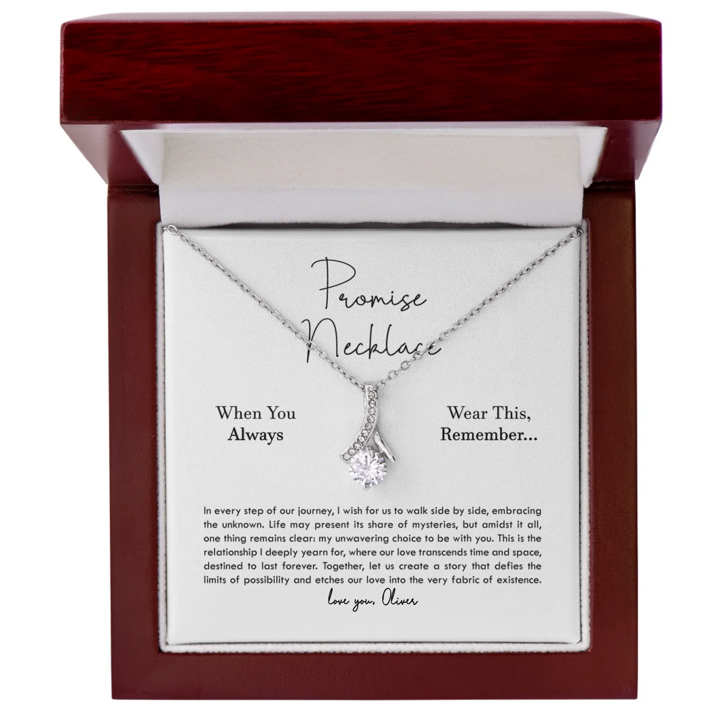 "Promise Necklace" for Her