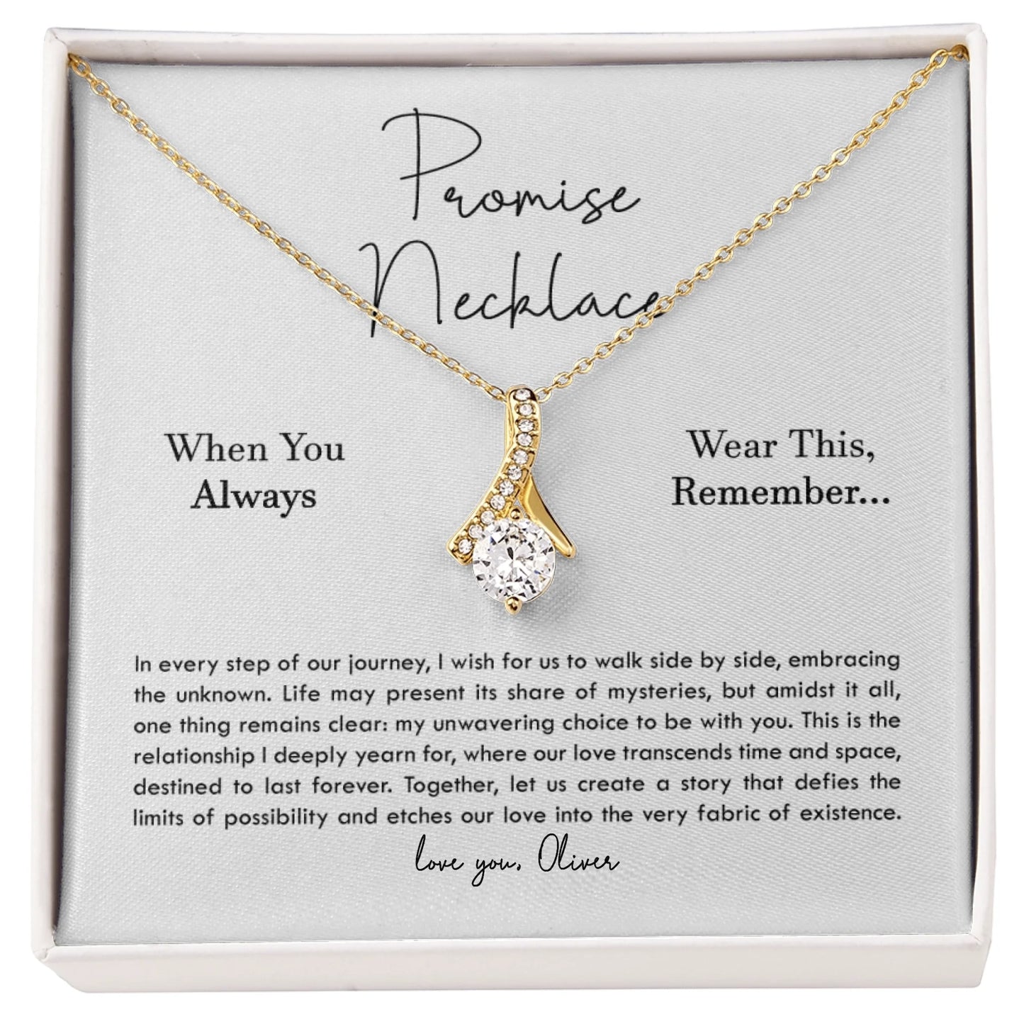 "Promise Necklace" for Her