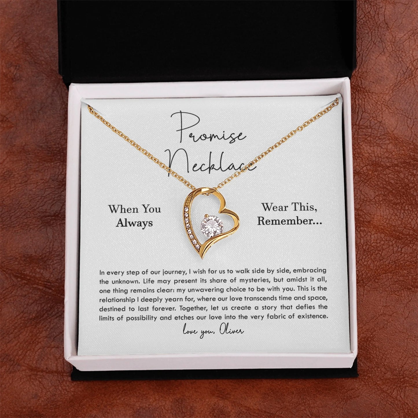 "Promise Necklace" for Her