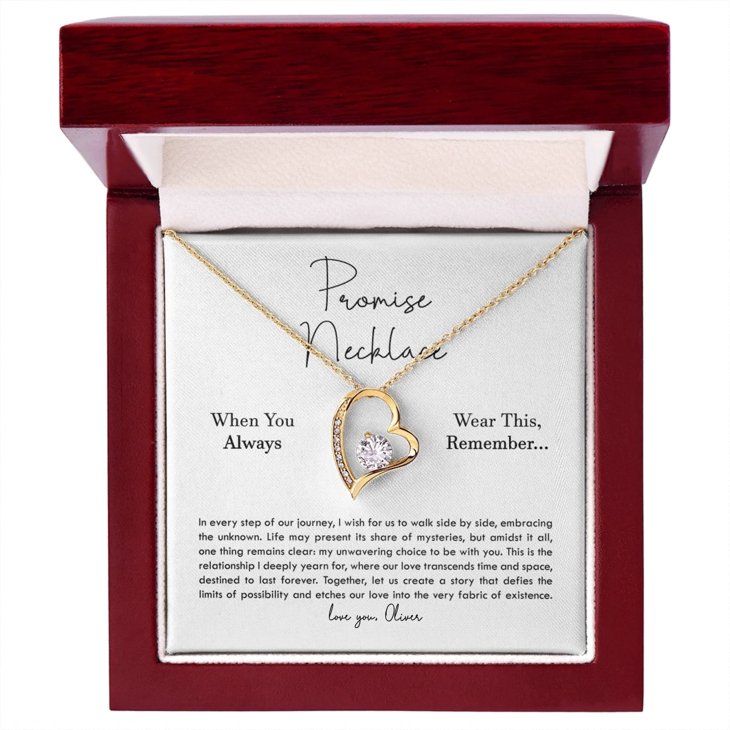 "Promise Necklace" for Her